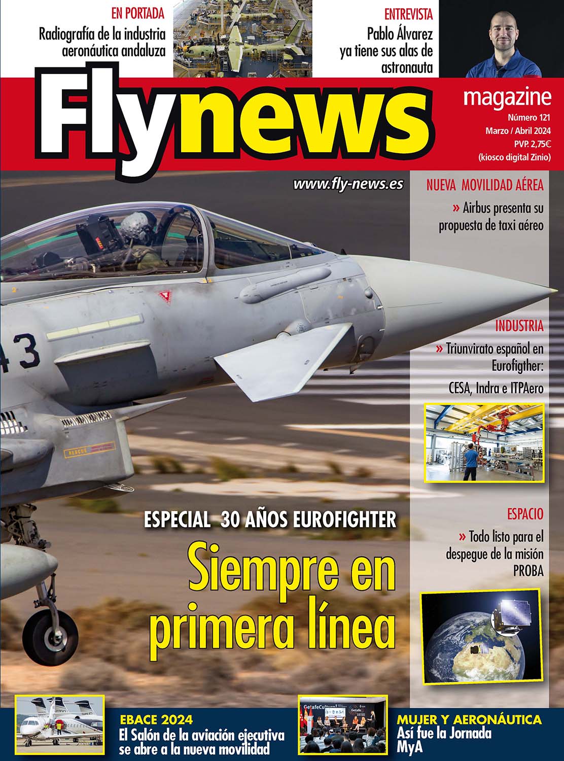 Portada del núemro 121 de Fly News.