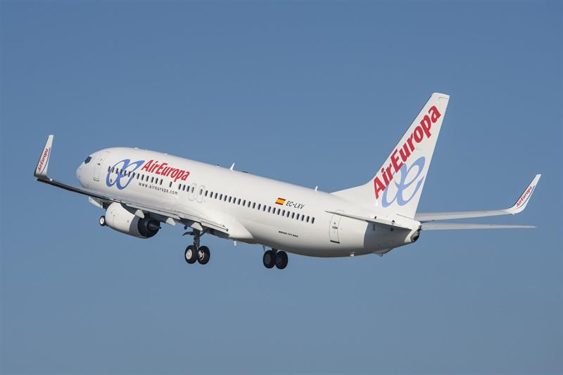 Avión de Air Europa. Fuente: Europapress.