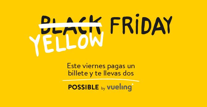 Promoción "Black Friday 2015" Vueling