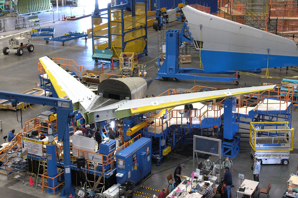 Estabilizador horizontal del Boeing 787 Dreamliner