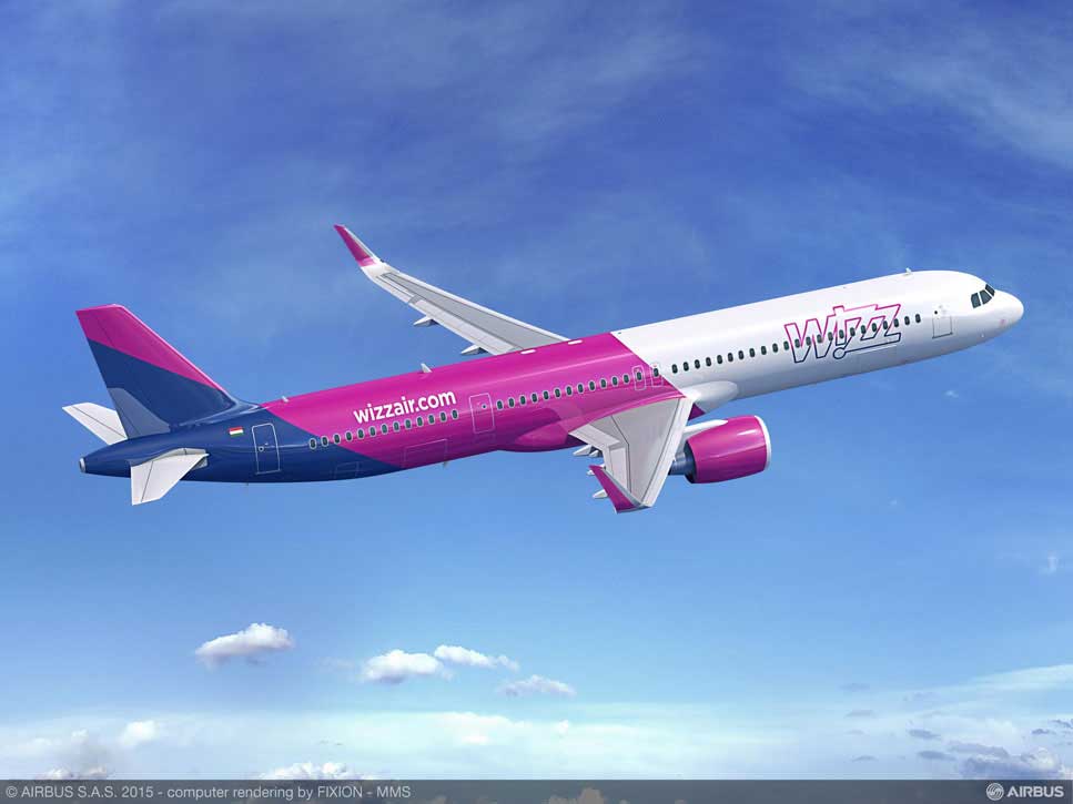 Wizz Air confirma la compra de 110 A321neo