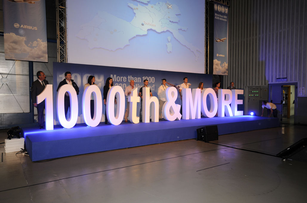 Ceremonia en Getafe por los 1000 A330