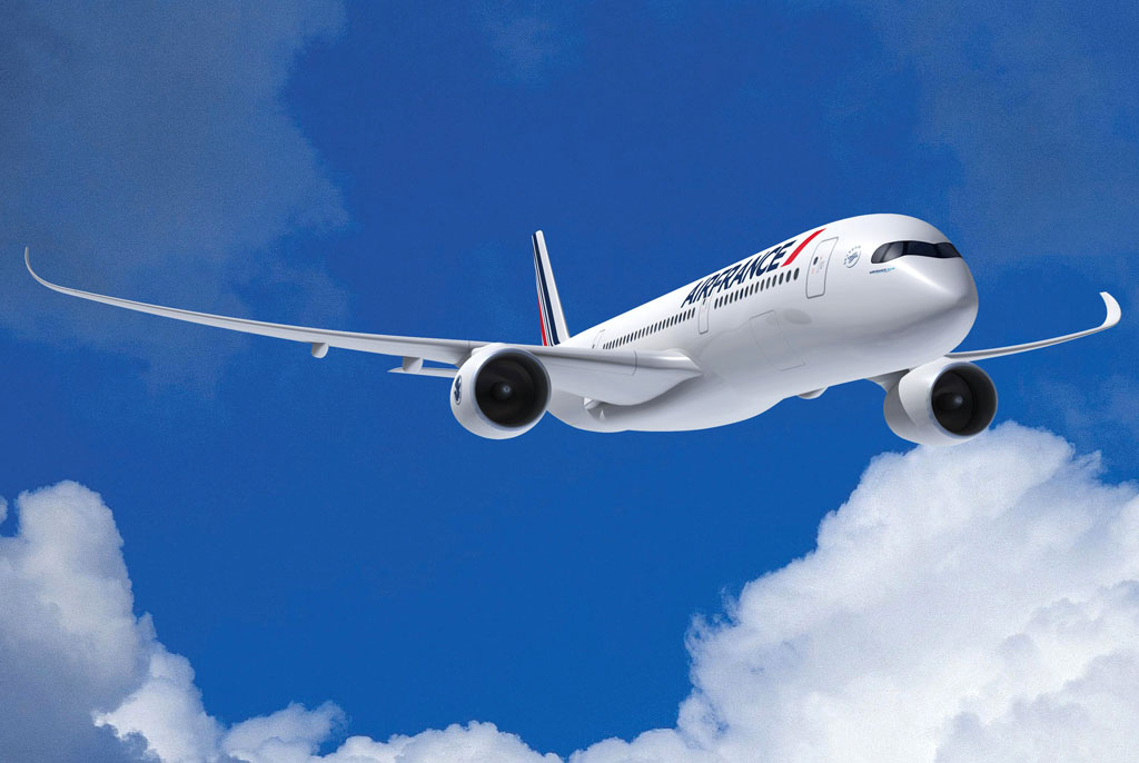 Airbus A350-900 con colores de Air France