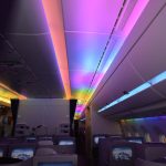 Cabina de pasaje del Airbus A350 XWB