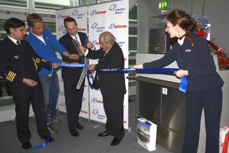 Inauguración de los vuelos Madrid Frankfurt de Air Europa