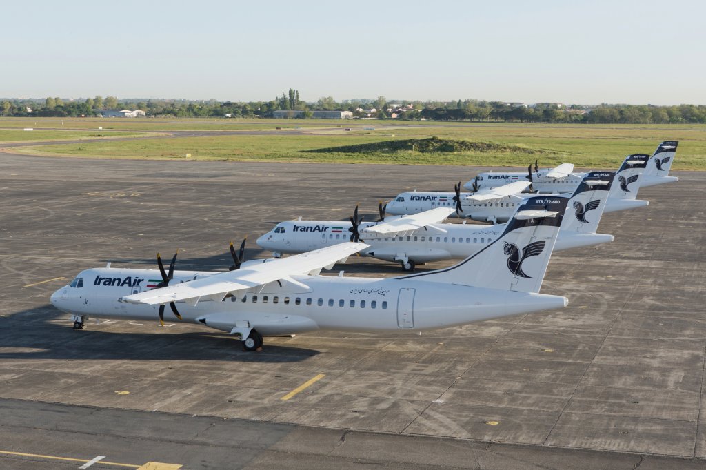 Aviones ATR 72 vendidos a Iran Air y que no pudieron ser entregados por las sanciones de Estados Unidos a ese Irán.