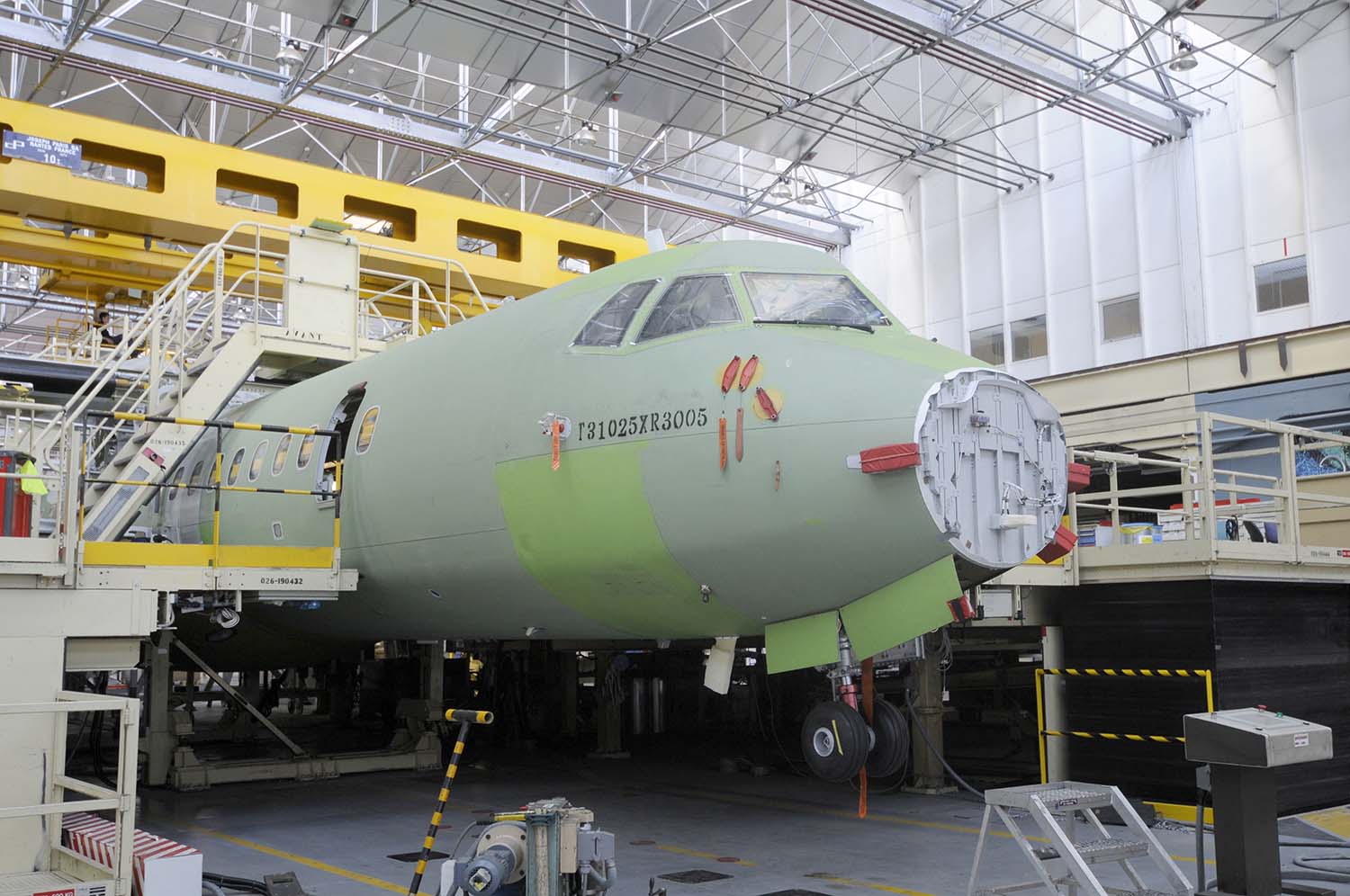 Cadena de montaje de ATR en Toulouse.