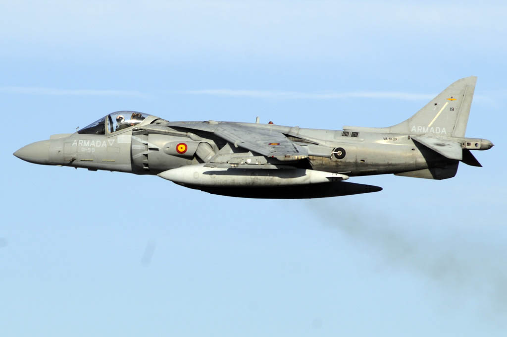 AV-8B Harrier de la Armada española VA.1B-29/01-919