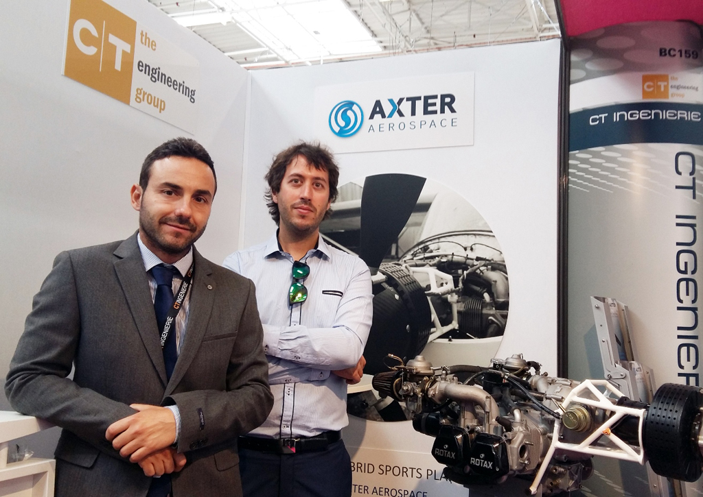Miguel Suárez y Daniel Cristóbal, fundadores de Axter Aerospace.