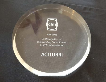 CFM ha premiado en 2018 a cuatro de sus  150 suministradores en el programa LEAP.