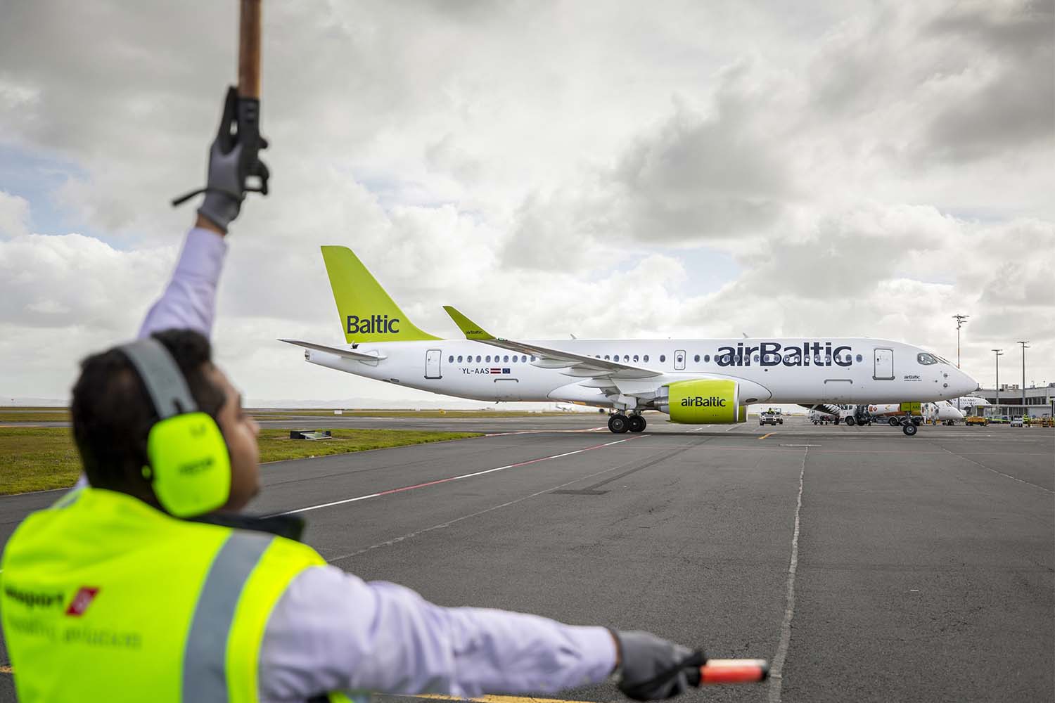 Airbus A220-300 de Air Baltic.