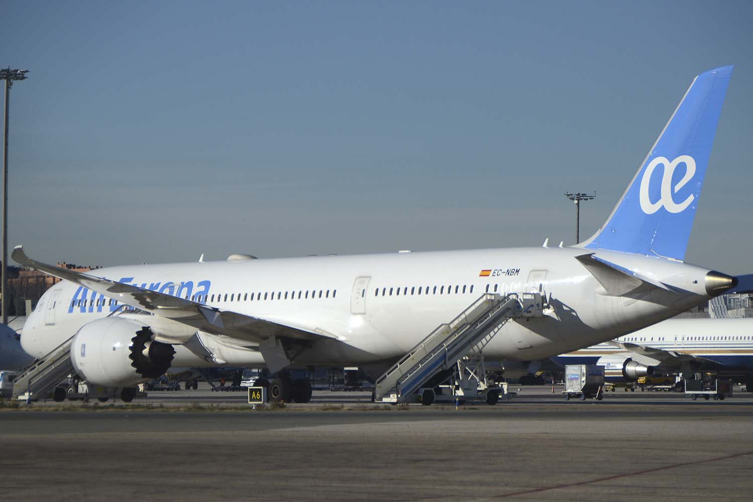Air Europa utiliza sus Boeing 787 tanto en sus rutas americanas como a Europa y Canarias.