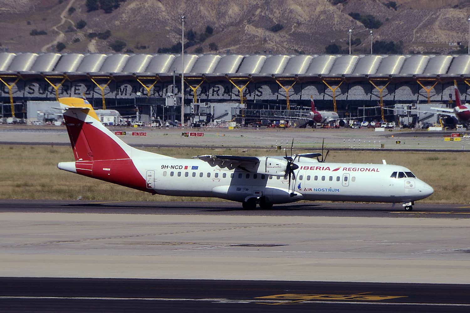 Uno de los ATR 72 con los que cuenta Air Nostrum, en este caso operado por MelAir.