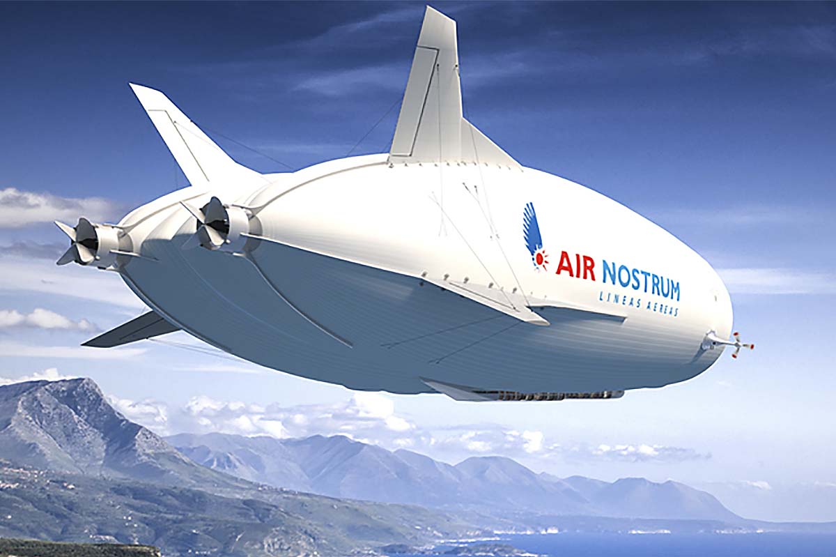 Así será el Airlander 10 con colores de Air Nostrum.
