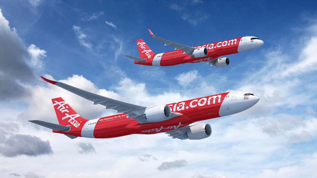 El grupo Air Asia cuenta con aerolíneas en seis países asiáticos. Air Asia X, dedicada al largo radio, tiene su base en Malasia.