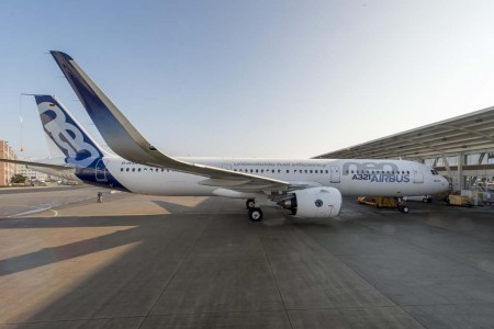 Primer Airbus A321neo con motores Pratt & Whitney PW1100G.