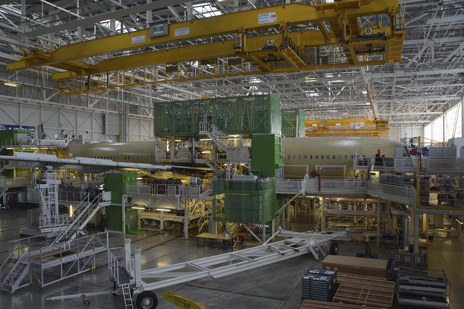 Aunque los pedidos de aviones comerciales en Airbus en 2020 van bien, no ocurre lo mismo con las entregas.