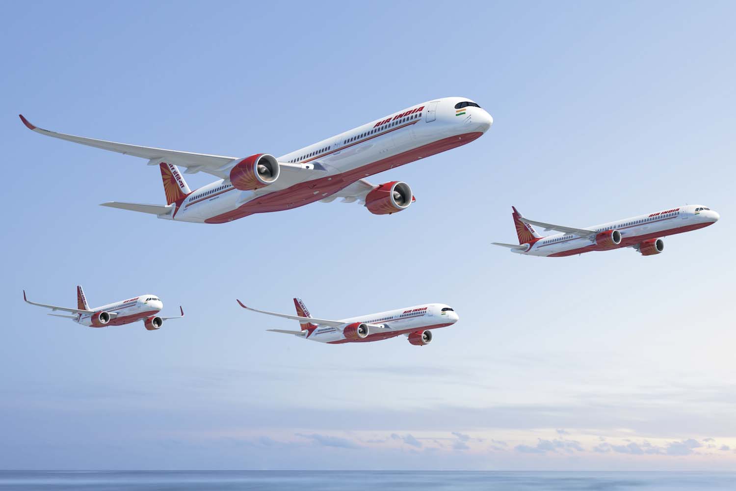 Air India ha confirmado sus pedidos a Airbus y Boeing de febrero.