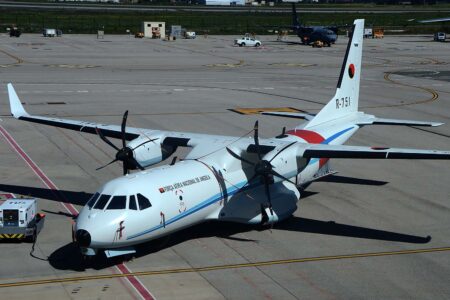 Angola será el próximo cliente en recibir sus C295. Son 3, dos MSA (en la foto), y uno de transporte. Todos ellos antes de mayo.