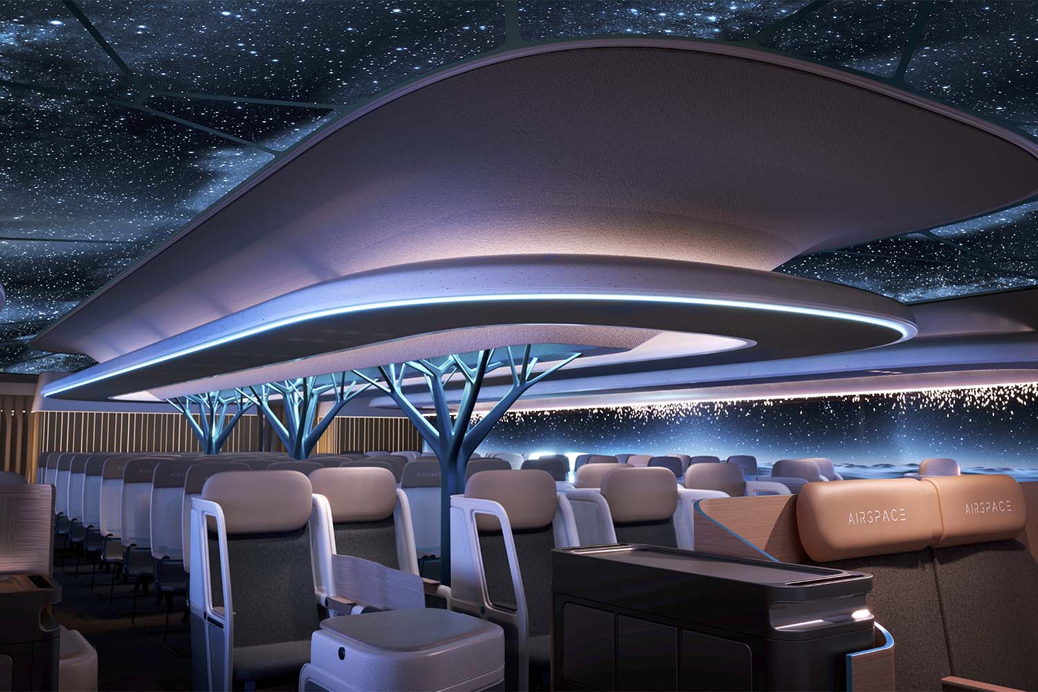 La cabina del futuro será digital y ultraconectada.