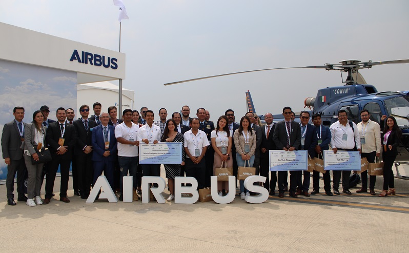 Ganadores del primer concurso de Airbus de Combustibles Sostenibles para la Aviación.
