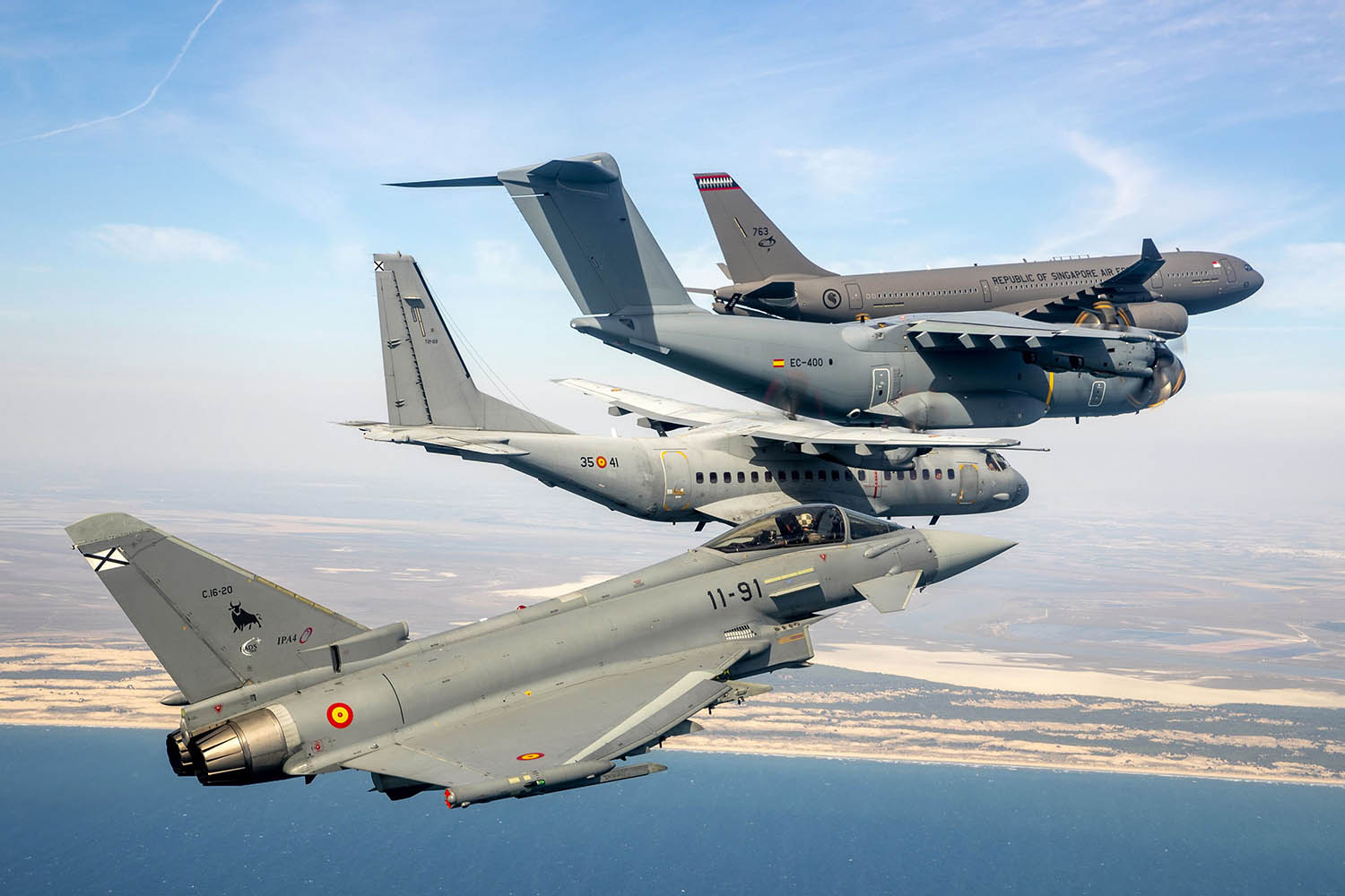 Airbus es la principal tractora en España en la aeronáutica de defensa.