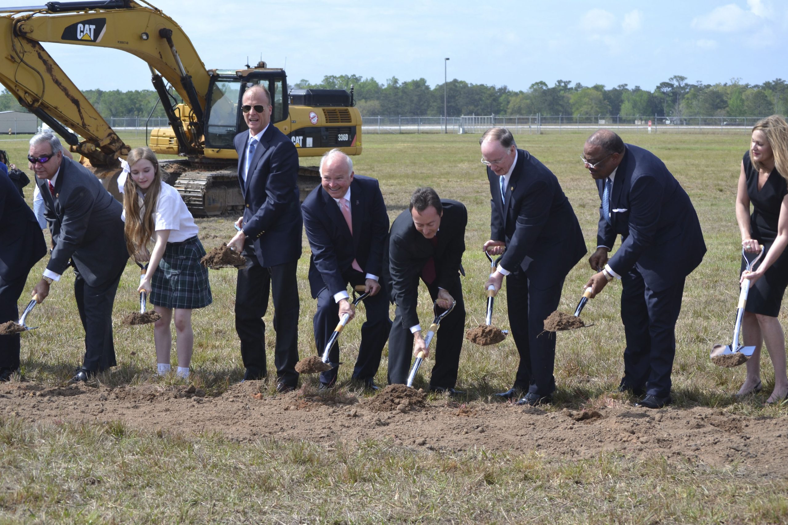 Inicio de las obras de la nueva factoría de montaje del A320 en Mobile (Alabama).