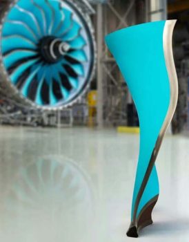 Uno de los álabes que se han probado en estos años para el Ultrafan.