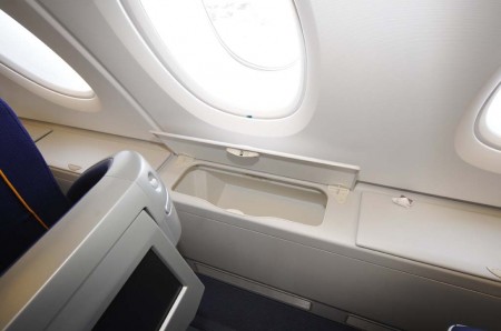 Detalle de los armarios de la cubierta superior que desaparecerán.