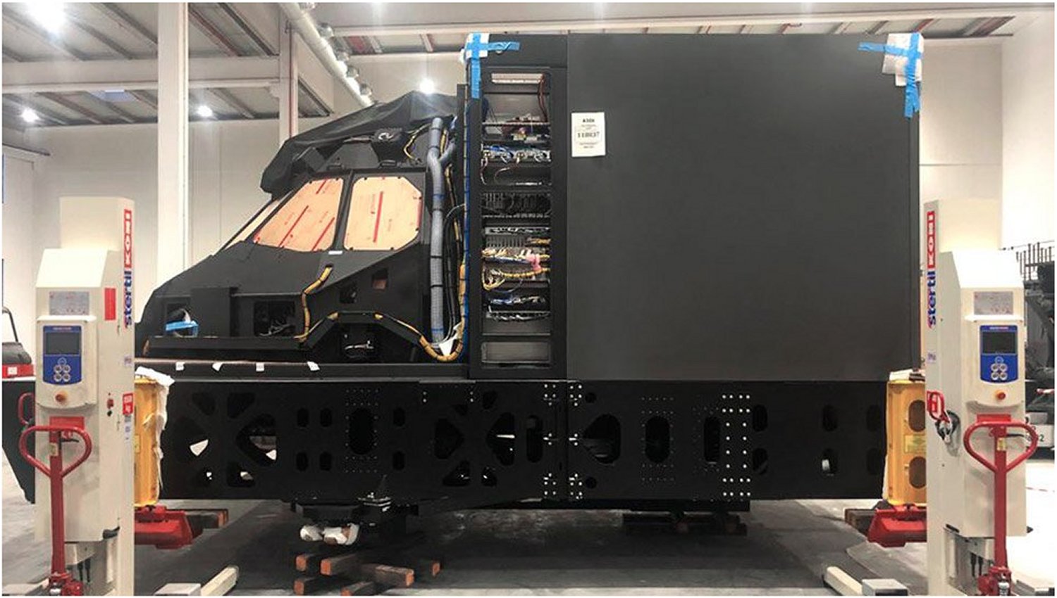 El primer simulador de BAA Training Spain listo para comenzar su instalación.