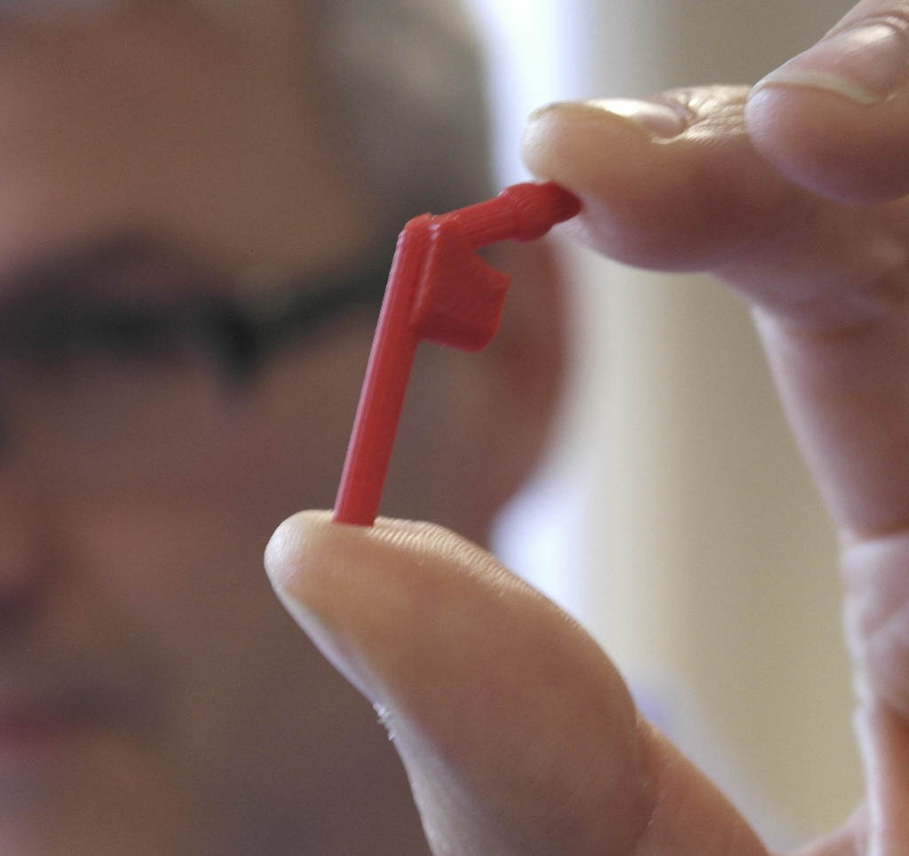 Pieza realizada mediante una impresora 3D para el BAe 146