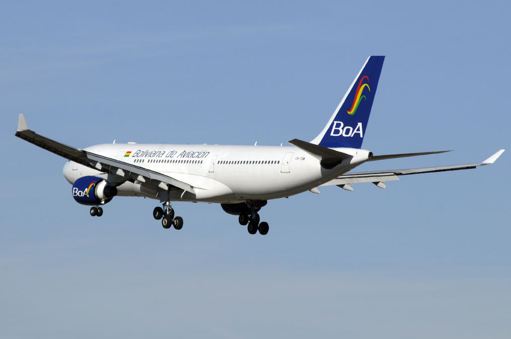 Airbus A330 de Boliviana de Aviación