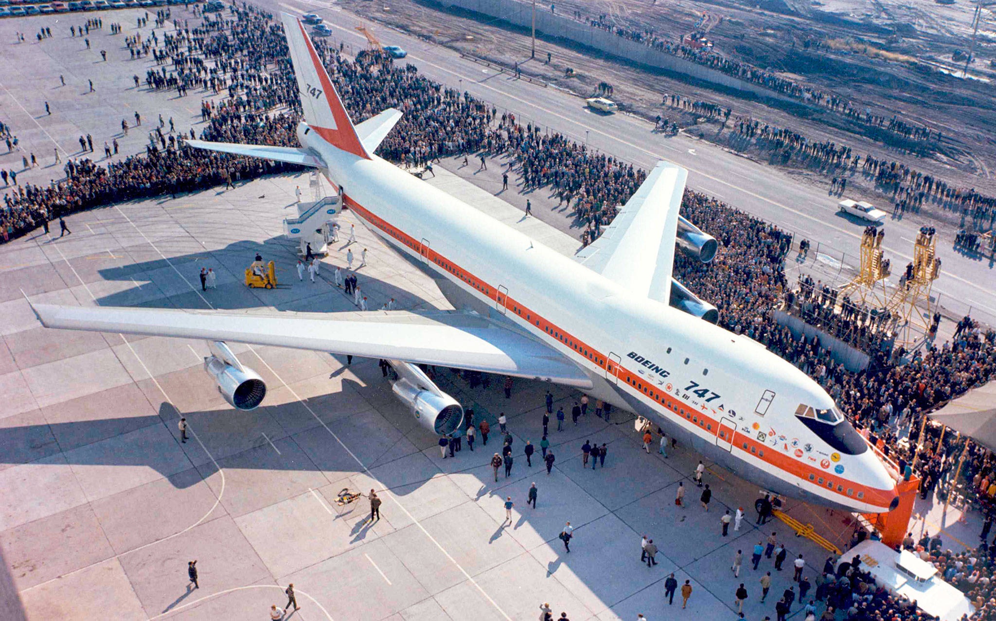 30 de septiembre de 1965. presentación mundial del Boeing 747.