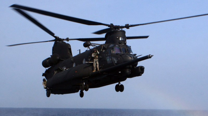 Boeing MH-47G del 160 Regimiento de Aviación de Operaciones Especiales.