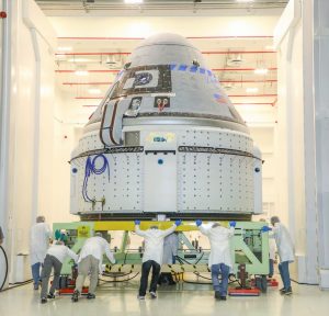 Cápsula espacial Boeing Starliner.