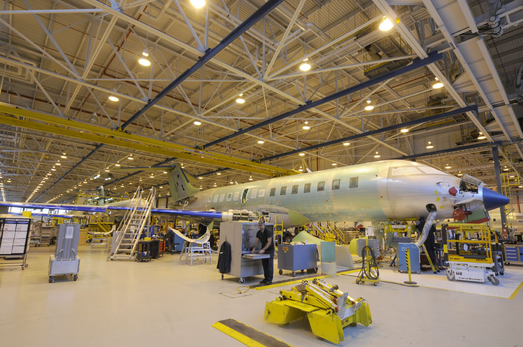 Cadena de montaje del Global Express