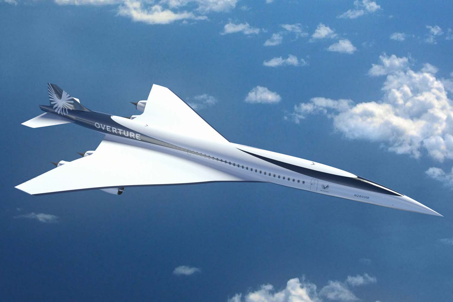 El Boom Supersonic Overeture en su última configuración.