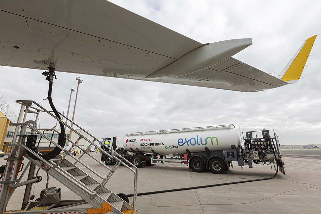 Cepsa suministró SAF para 220 vuelos desde el aeropuerto de Sevilla.