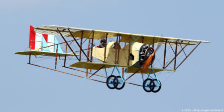 Réplica actual de un Caudron G-3.