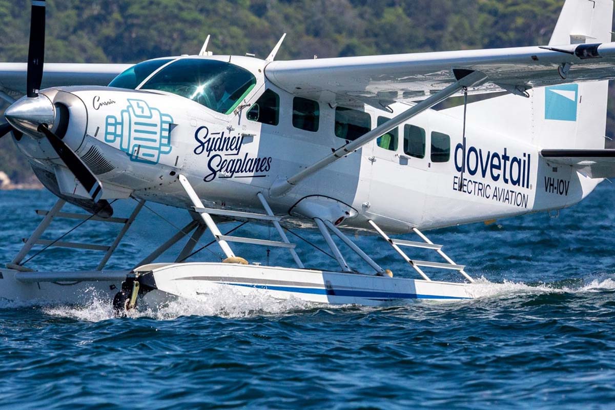 Cessna Caravan I con motor elctrico de Dovetail.