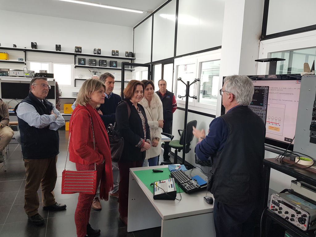 Montserrat Mestres visita instalaciones Cithe en Madrid