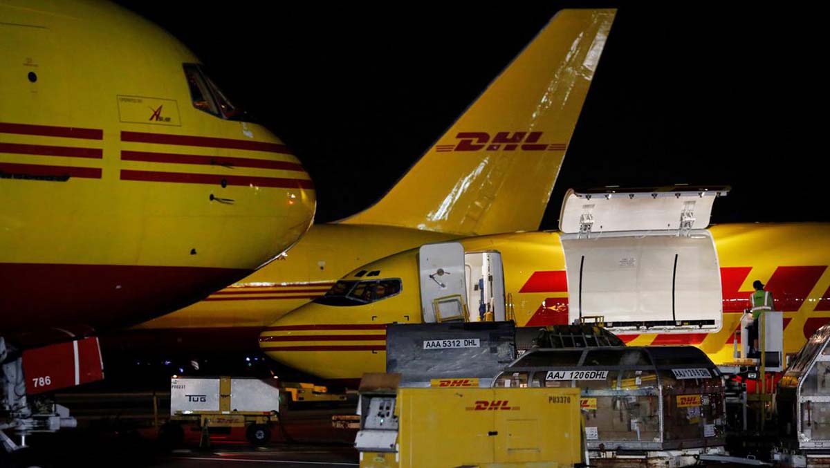 Aviones de DHL.