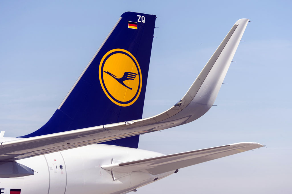 Airbus A320 de Lufthansa con sharklets