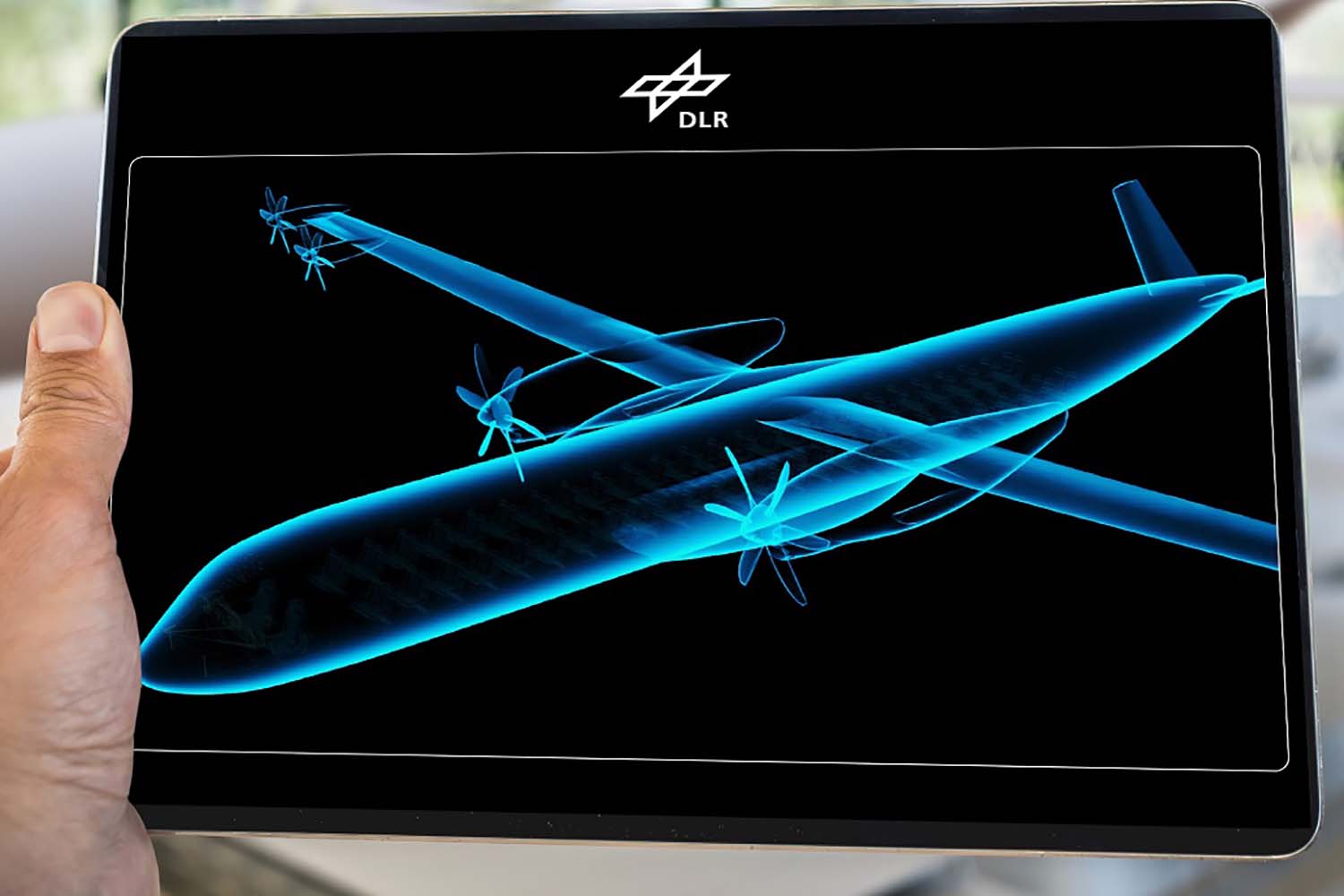 Una de las posibles configuraciones de aviones eléctricos que estudia el DLR.