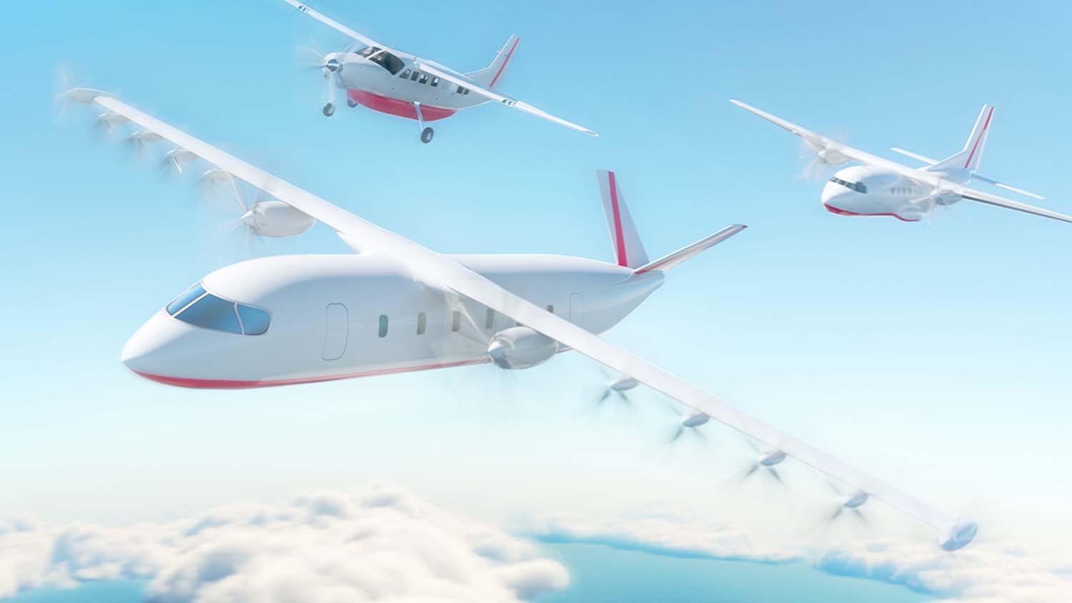 Dante trabaja en la conversión de aviones con motores eléctricos y en sus propios diseños.