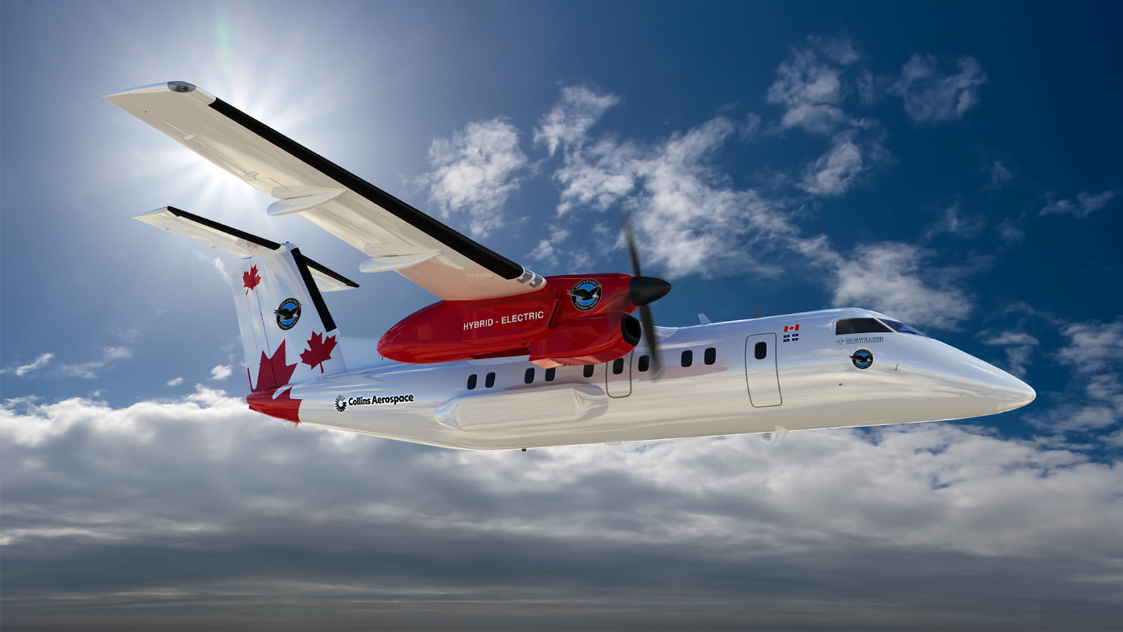 El demostrador tecnológico de RTX usará un DHC-8 como base de transformación.