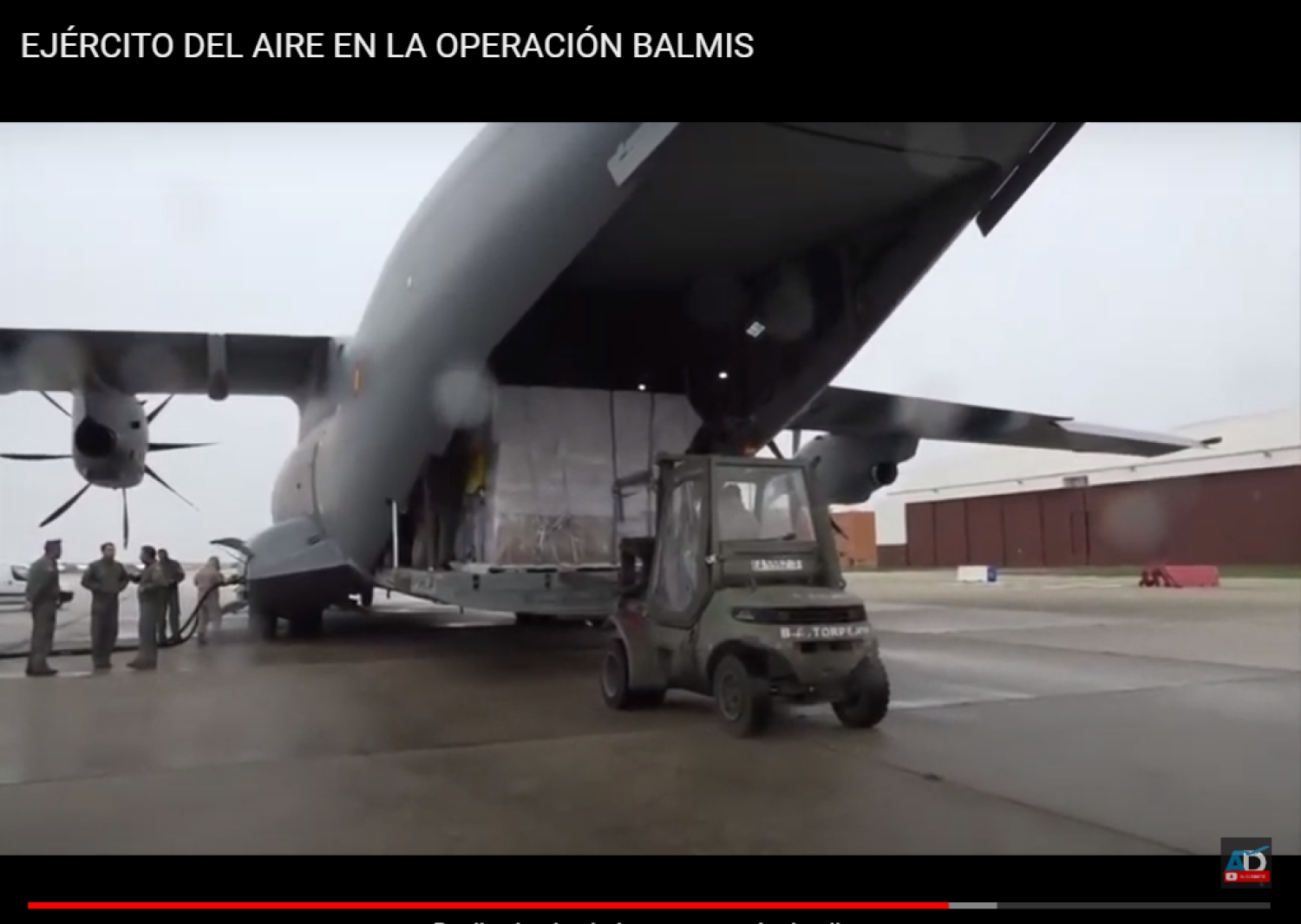 Esta semana reconocemos la labor realizada por los profesionales del Ejército del Aire en la Operación Balmis.