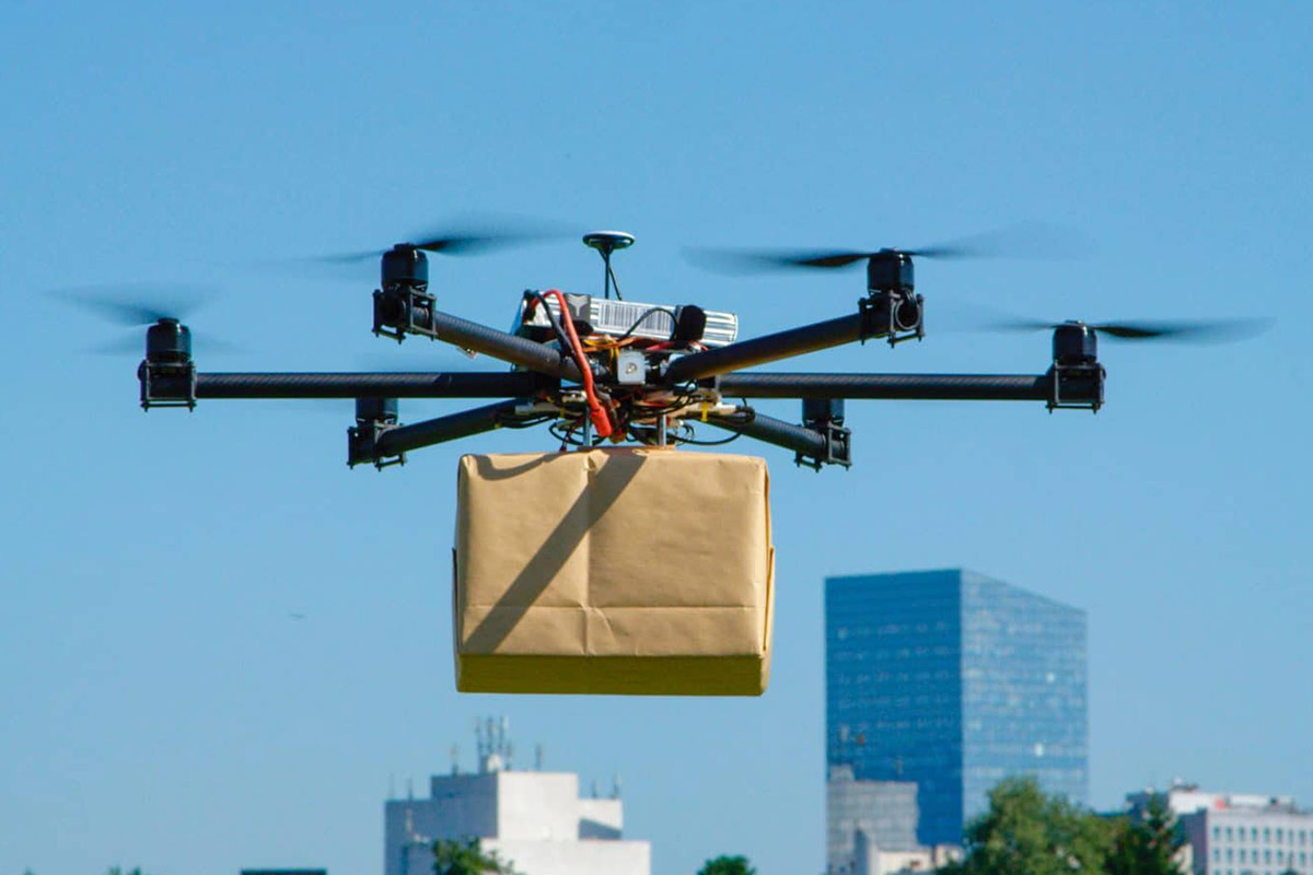 Pruebas con un dron de carga.