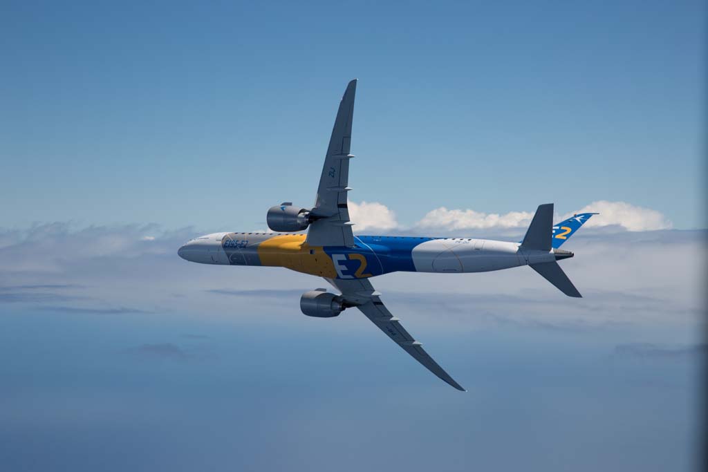 En el primer trimestre de 2017 voló el segundo miembro de la familia Embraer E2, el E195-E2.