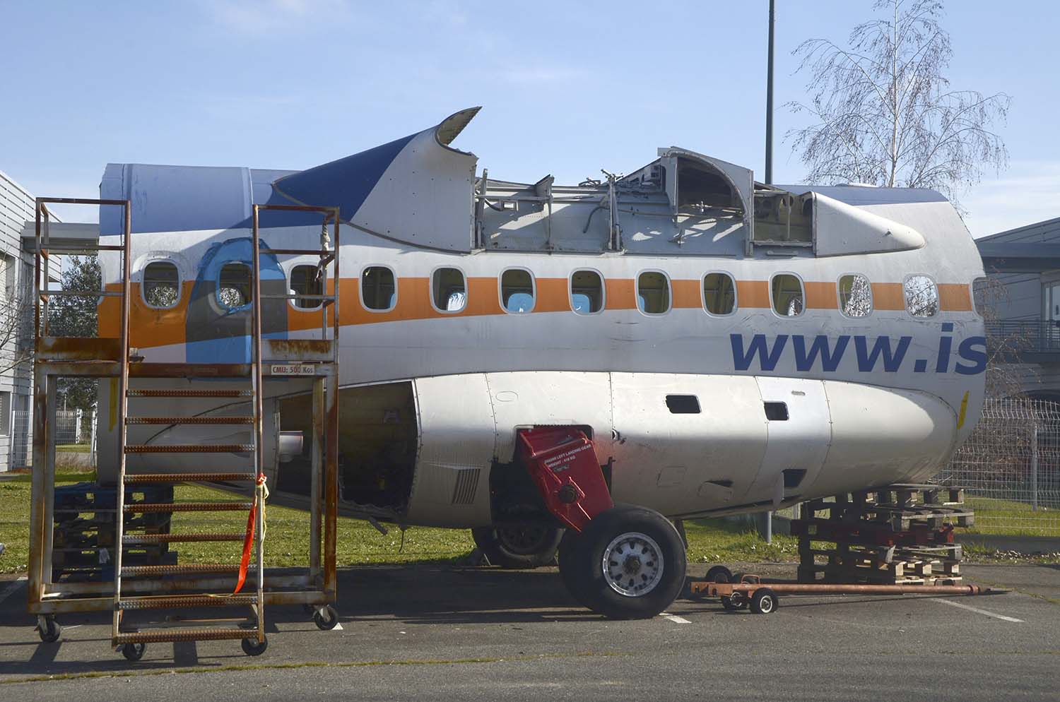 El EC-JCD reducido a su mínima expresión tras ser usado como célula de instrucción.